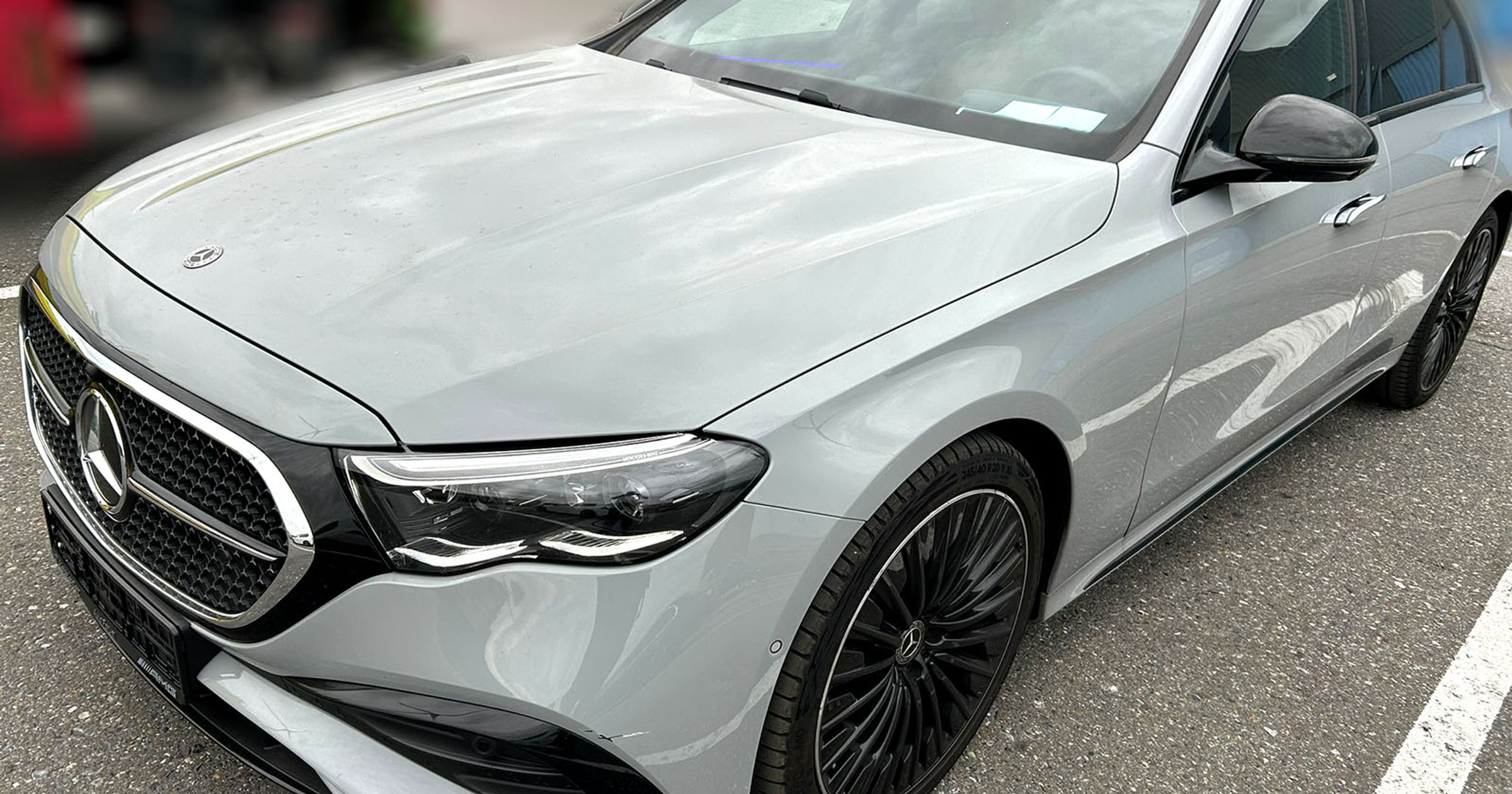 Mercedes-Benz E200 odzyskany w Belgii dzięki polskim pogranicznikom