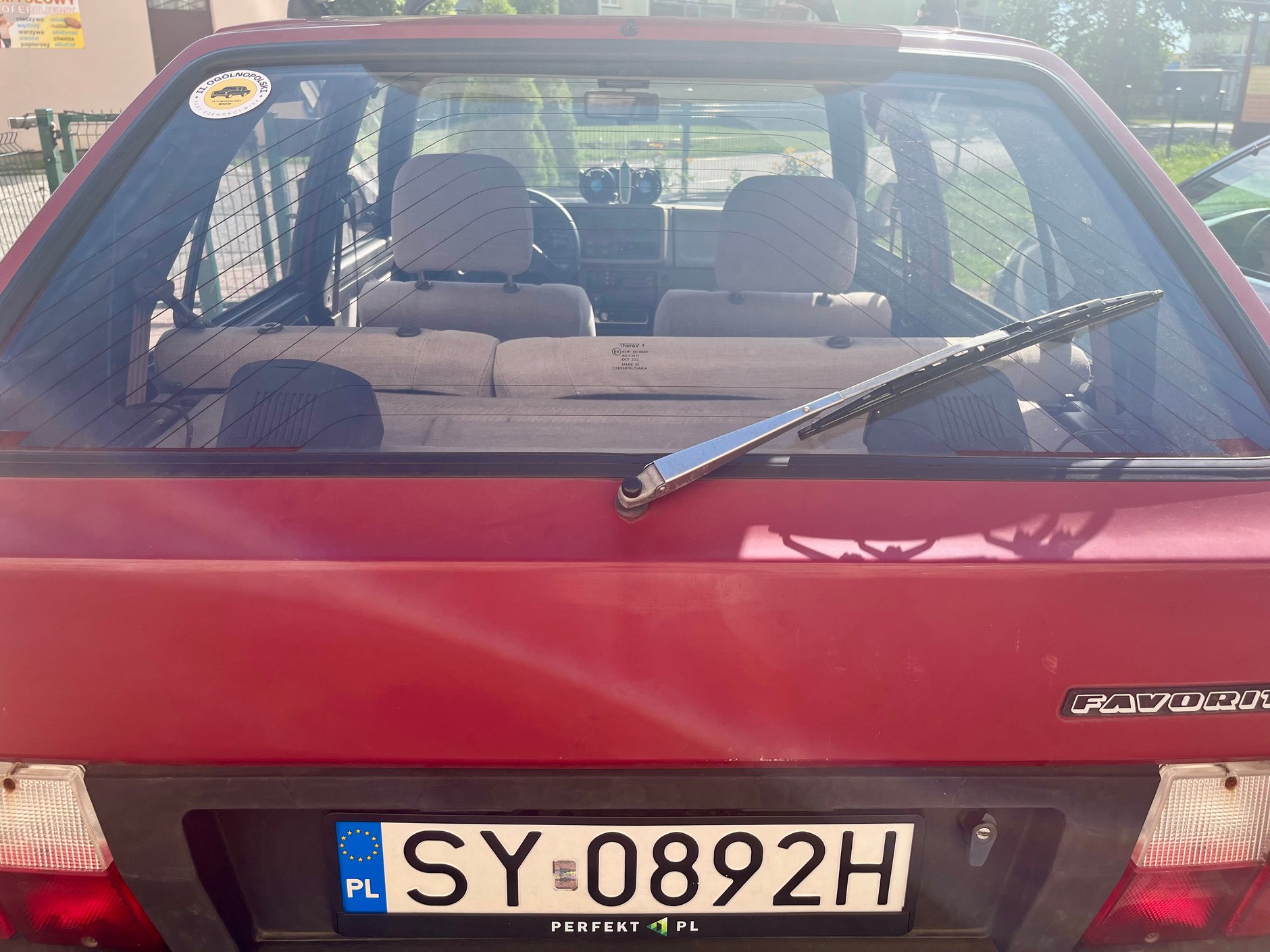 Wycieraczka tylnej szyby