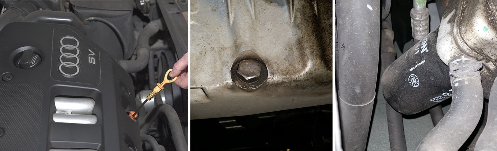 Samodzielna obsługa Audi A3 I 1.8: układ olejenia