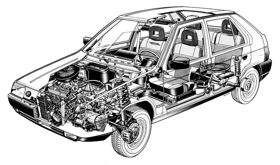 Skoda Favorit - koniec epoki silników z tyłu