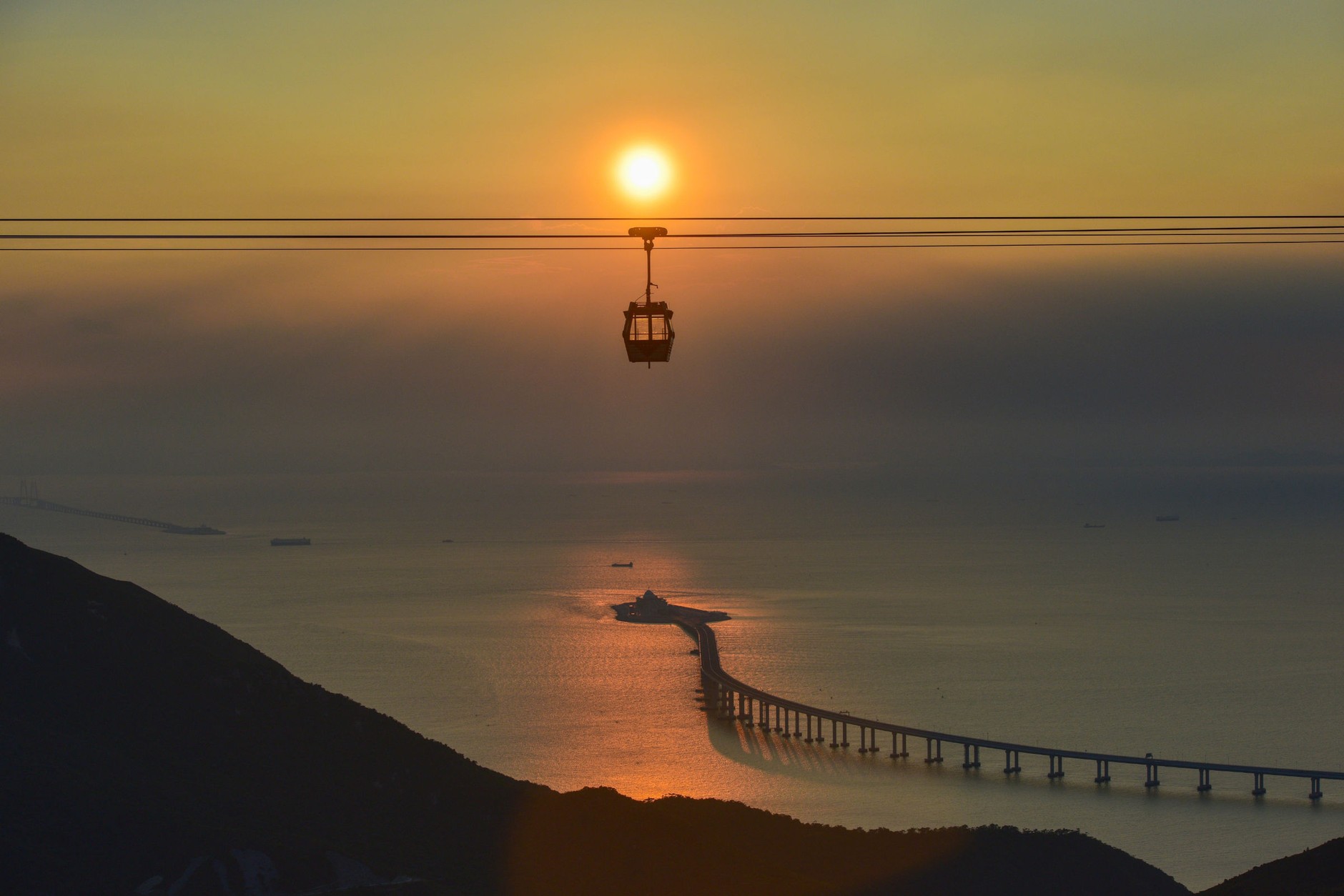 Chiński most Hong Kong - Zhuhai - Macao Bridge (HZMB)
