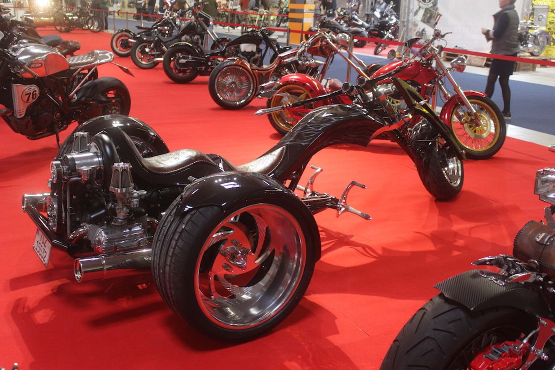 Wystawa motocykli w Nadarzynie – customy