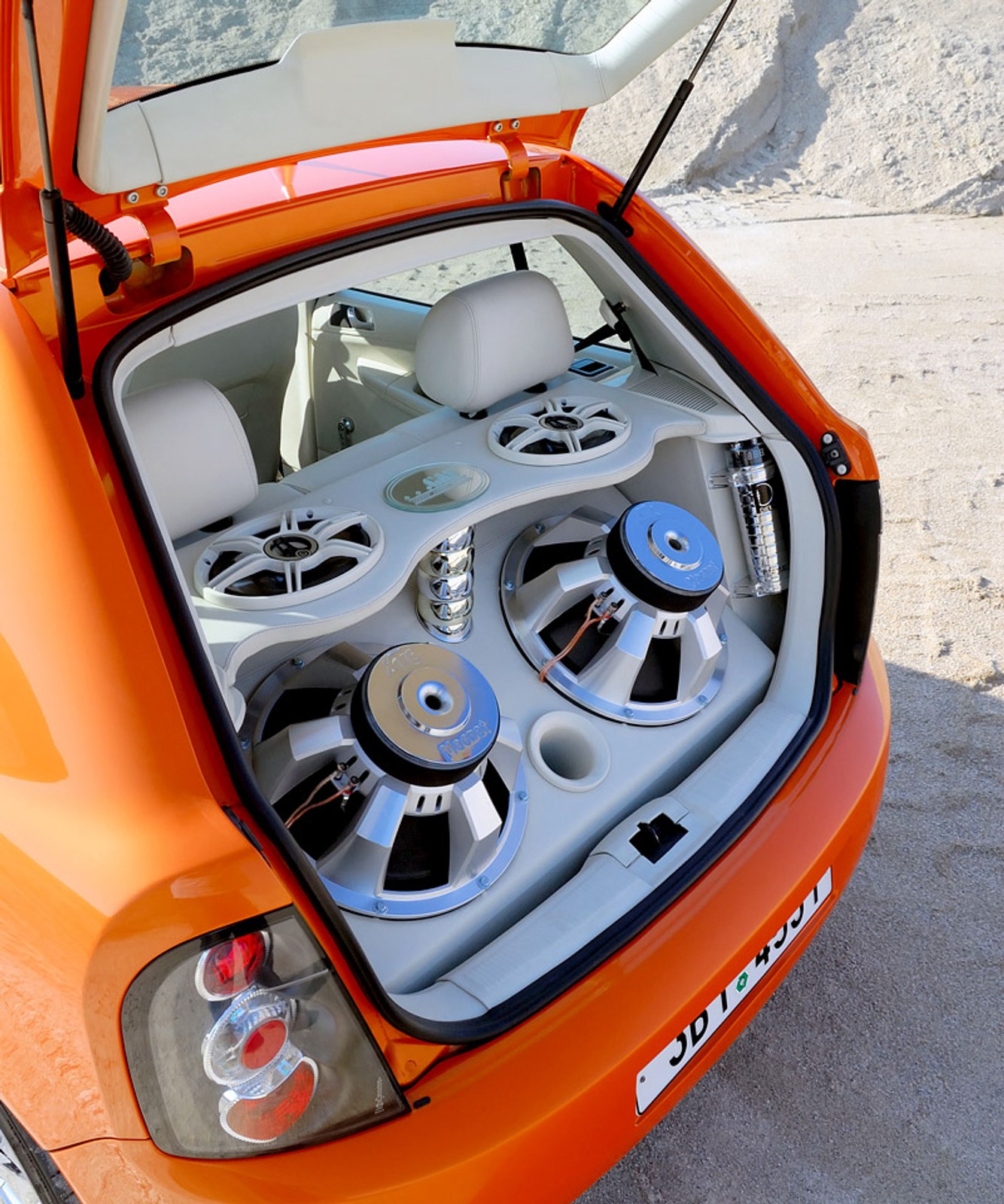 Garaż tunera: Škoda Fabia 1.4 16V – lisek pustynny