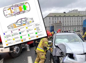 Karta Ratownicza może uratować życie. Skąd pobrać wzór i gdzie ją umieścić w samochodzie?