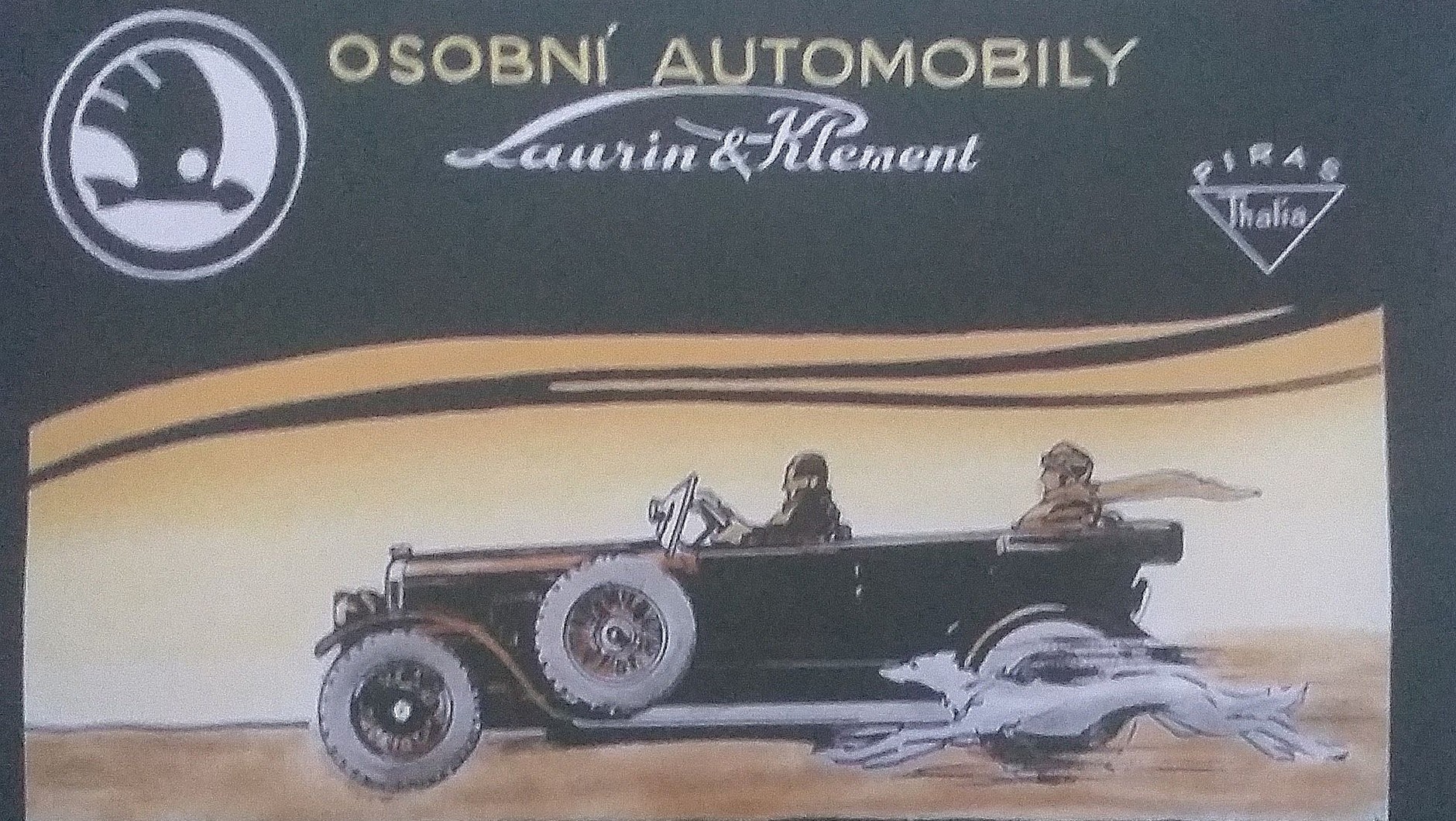 Skoda - Lautin&Klement - reklama z 1925 roku