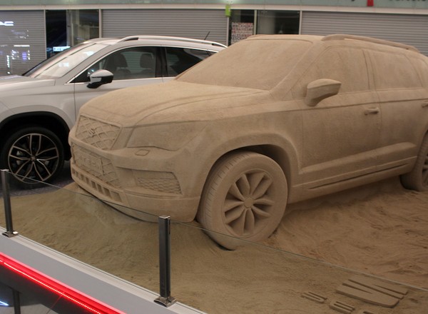 Seat Ateca z... piasku