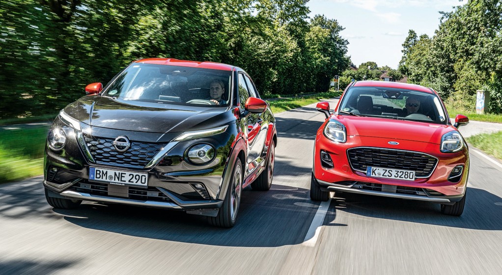 Ford Puma i Nissan Juke - porównanie