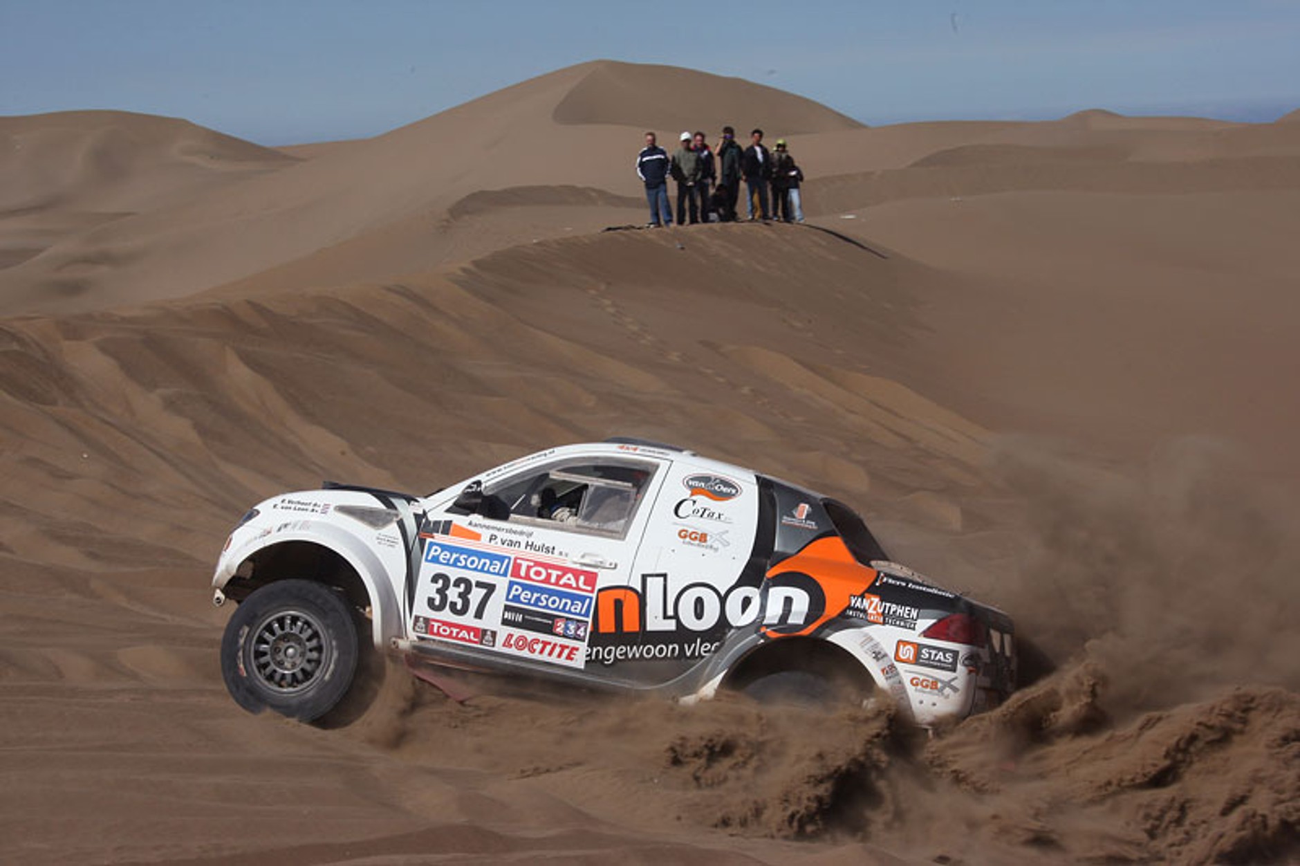 Rajd Dakar 2010: Przygoński już 8, Sonik broni honoru (12. etap na żywo, wyniki, foto)