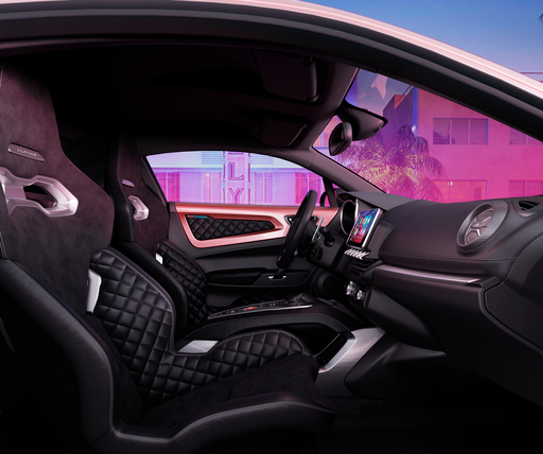 Alpine A110 South Beach Colorway