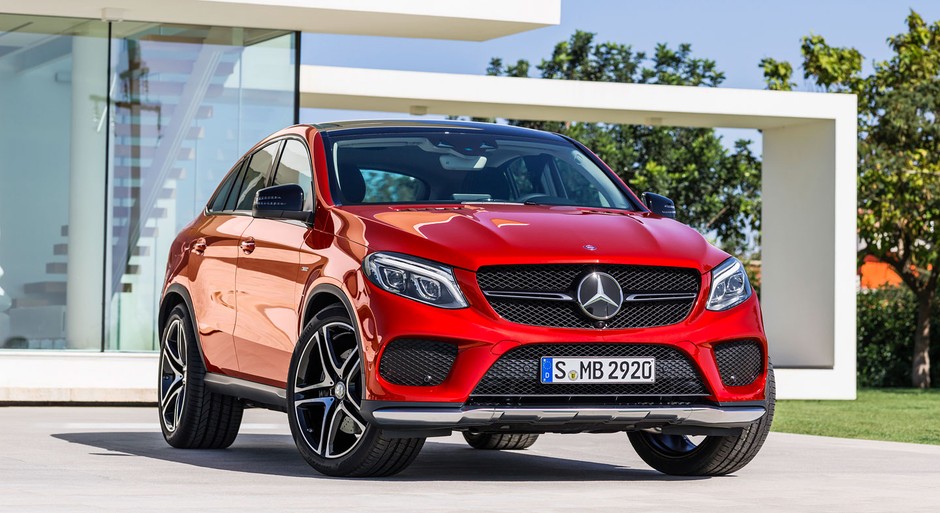 Mercedes GLE Coupé broń na BMW