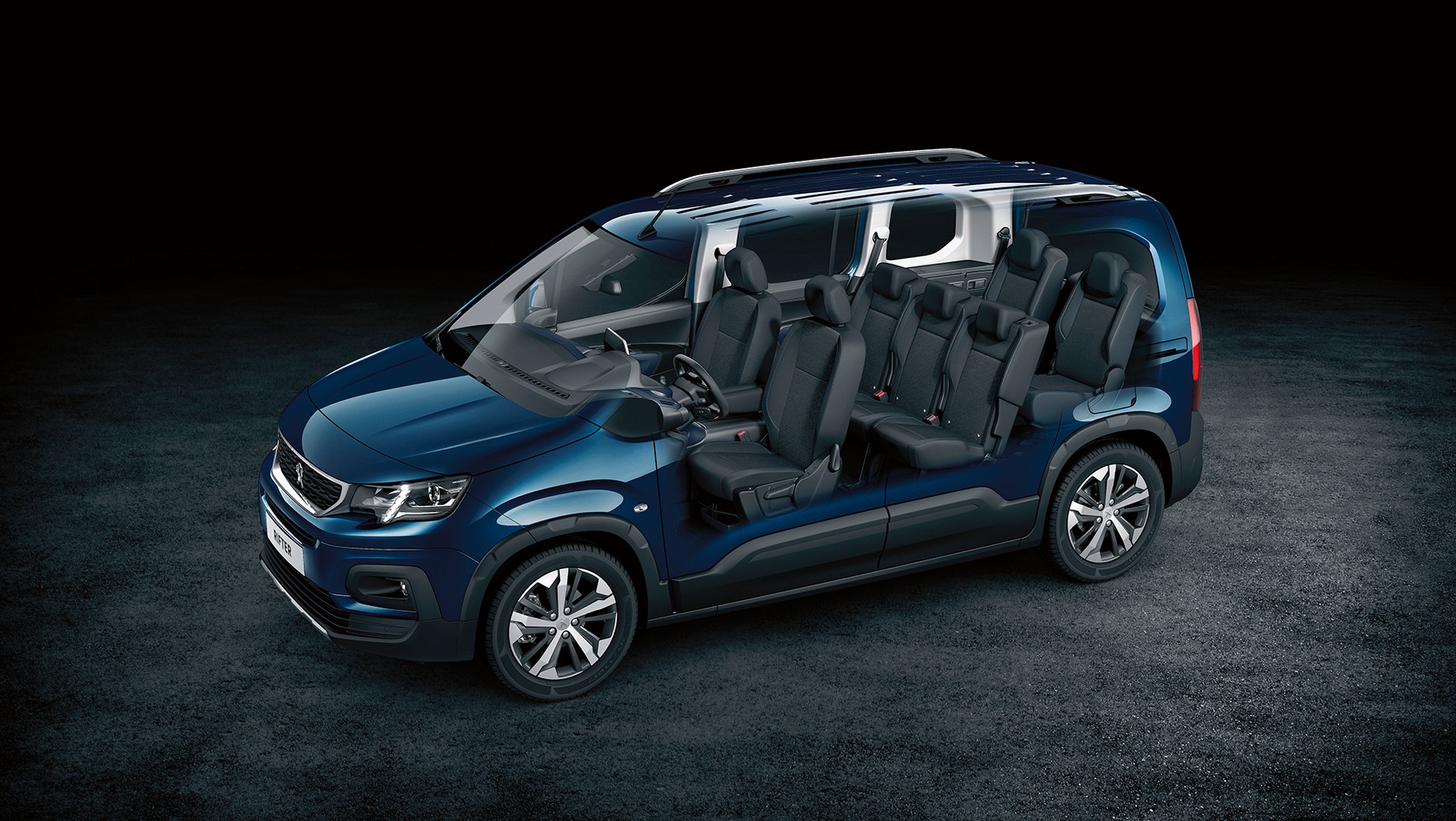 Peugeot Rifter - 3 rzędy foteli będą dostępne w obu długościach nadwozia