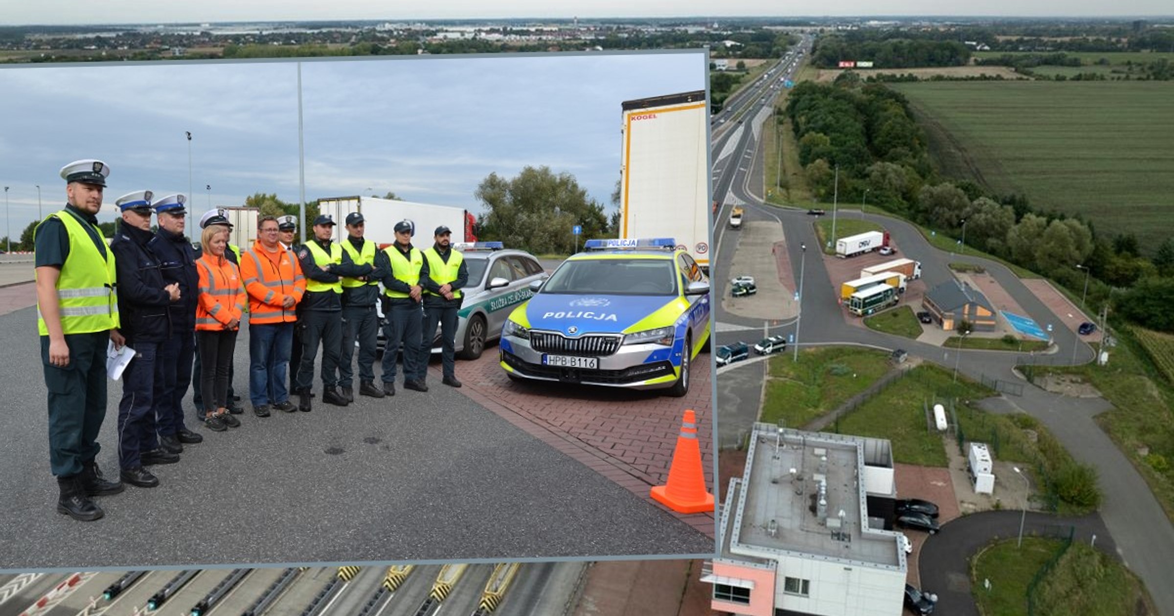 Nowy punkt kontroli na A4. Kamery i czujniki w drodze pomogą ITD i KAS