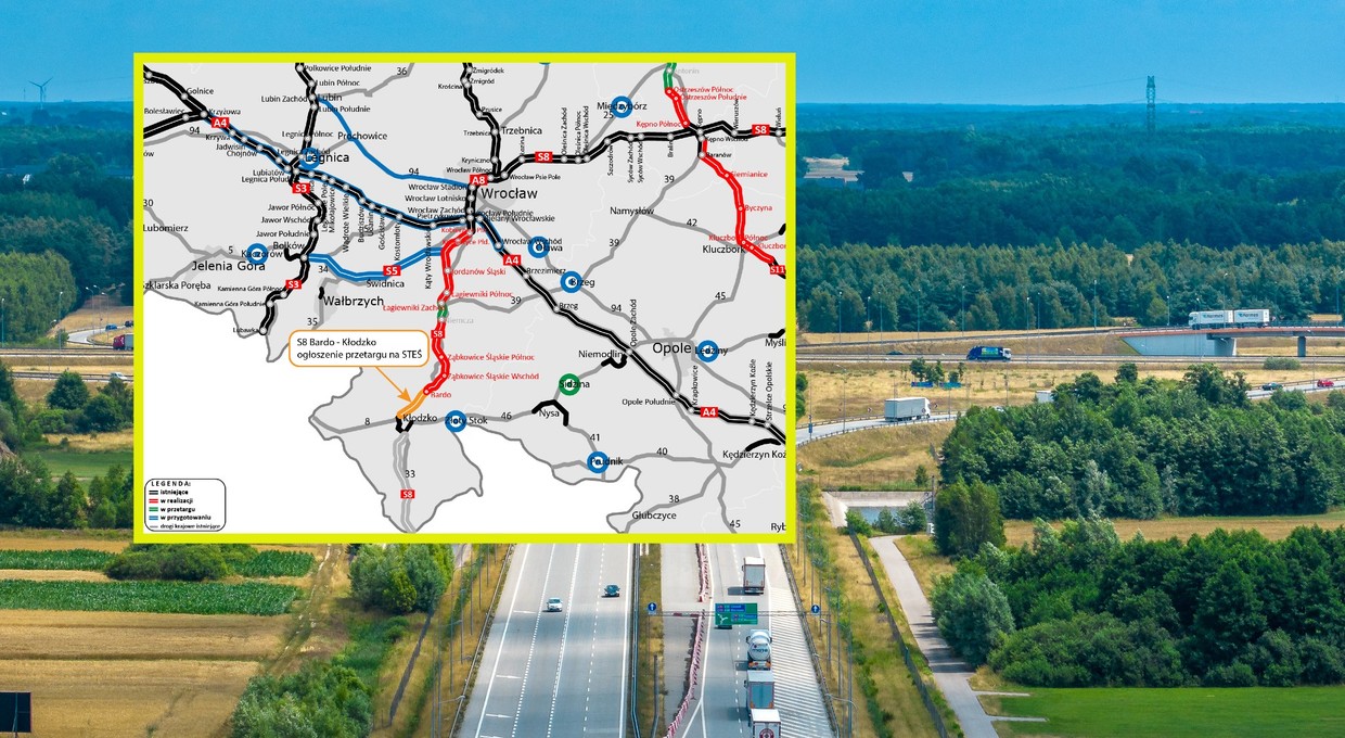 Droga S8 zmierza do Czech. Ważne wieści z kolejnego odcinka. "Możliwy wariant tunelowy"