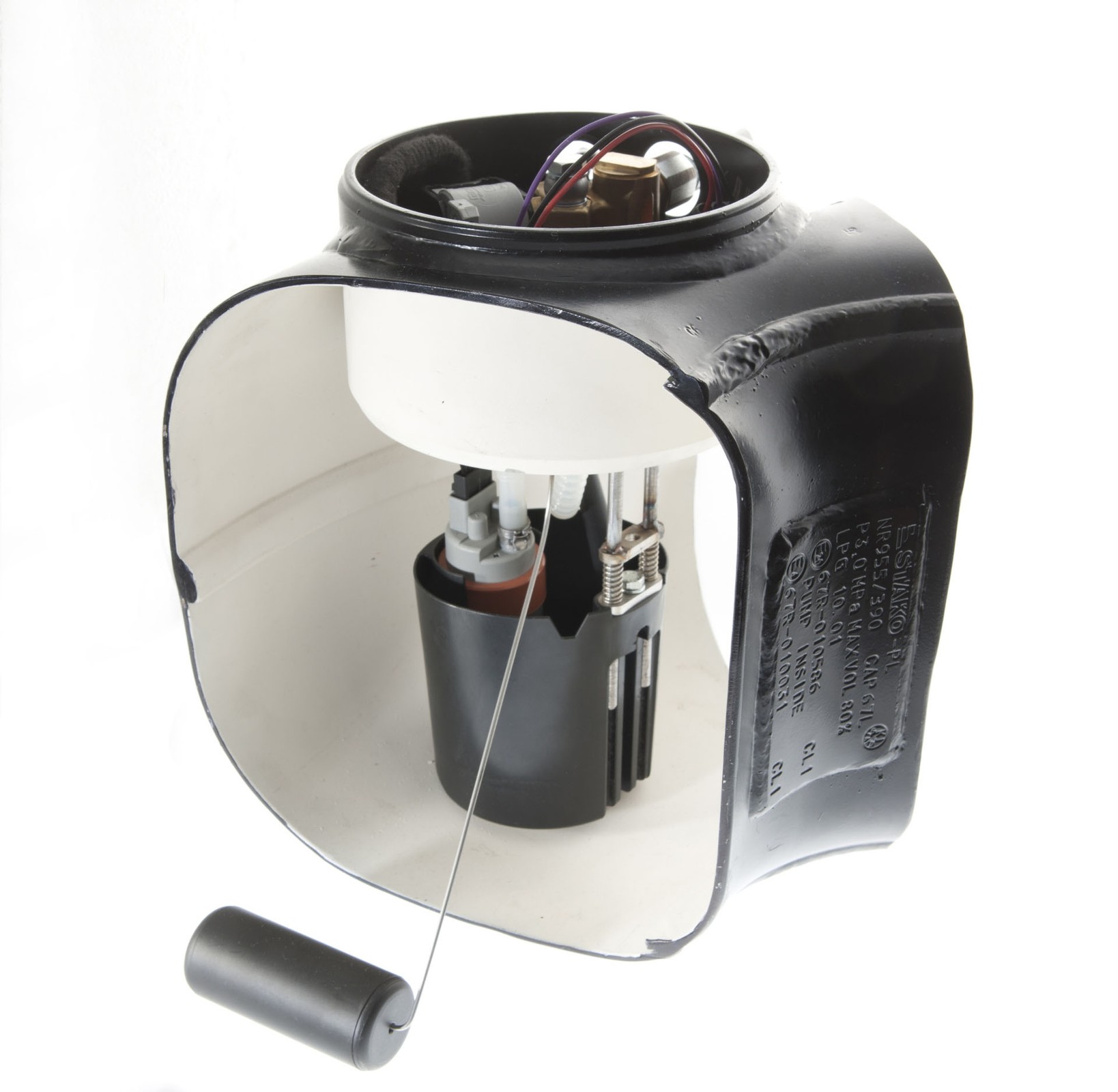 Pompa paliwa która zapewnia stałe, wysokie ciśnienie gazu jest zamontowana w butli.