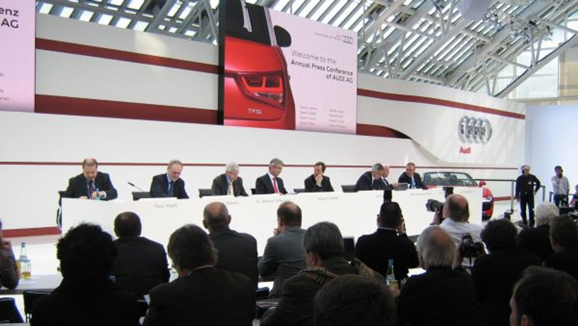 Audi - konferencja prasowa