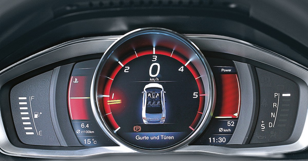 Volvo S80 D2, wskaźniki