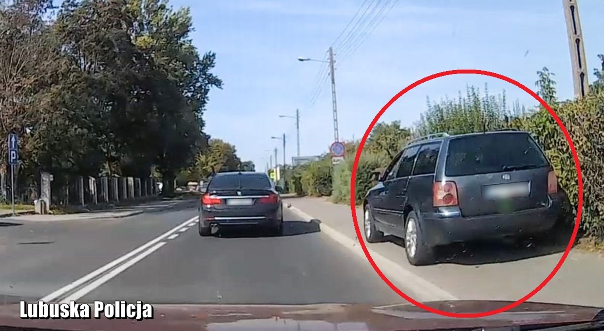 Chodnikiem szybciej... Tak się wyprzedza w Gorzowie [Wideo]