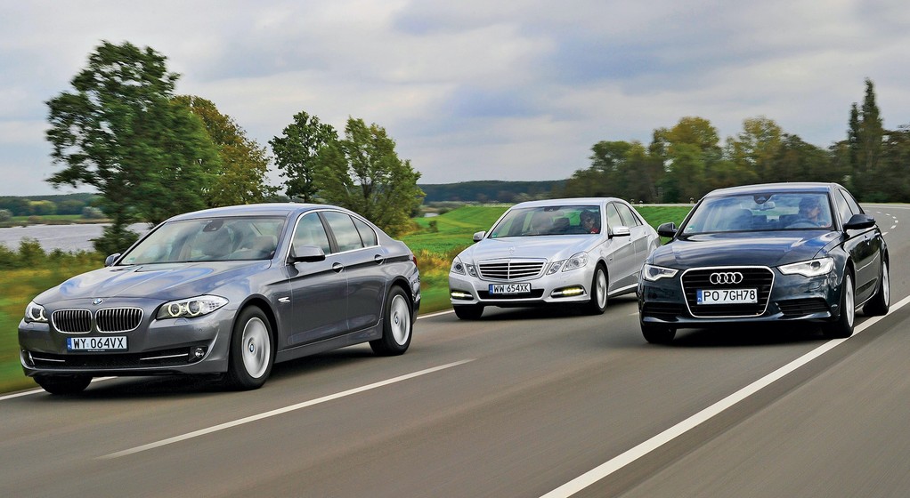Porównanie – Audi A6, BMW serii 5 i Mercedes klasy E