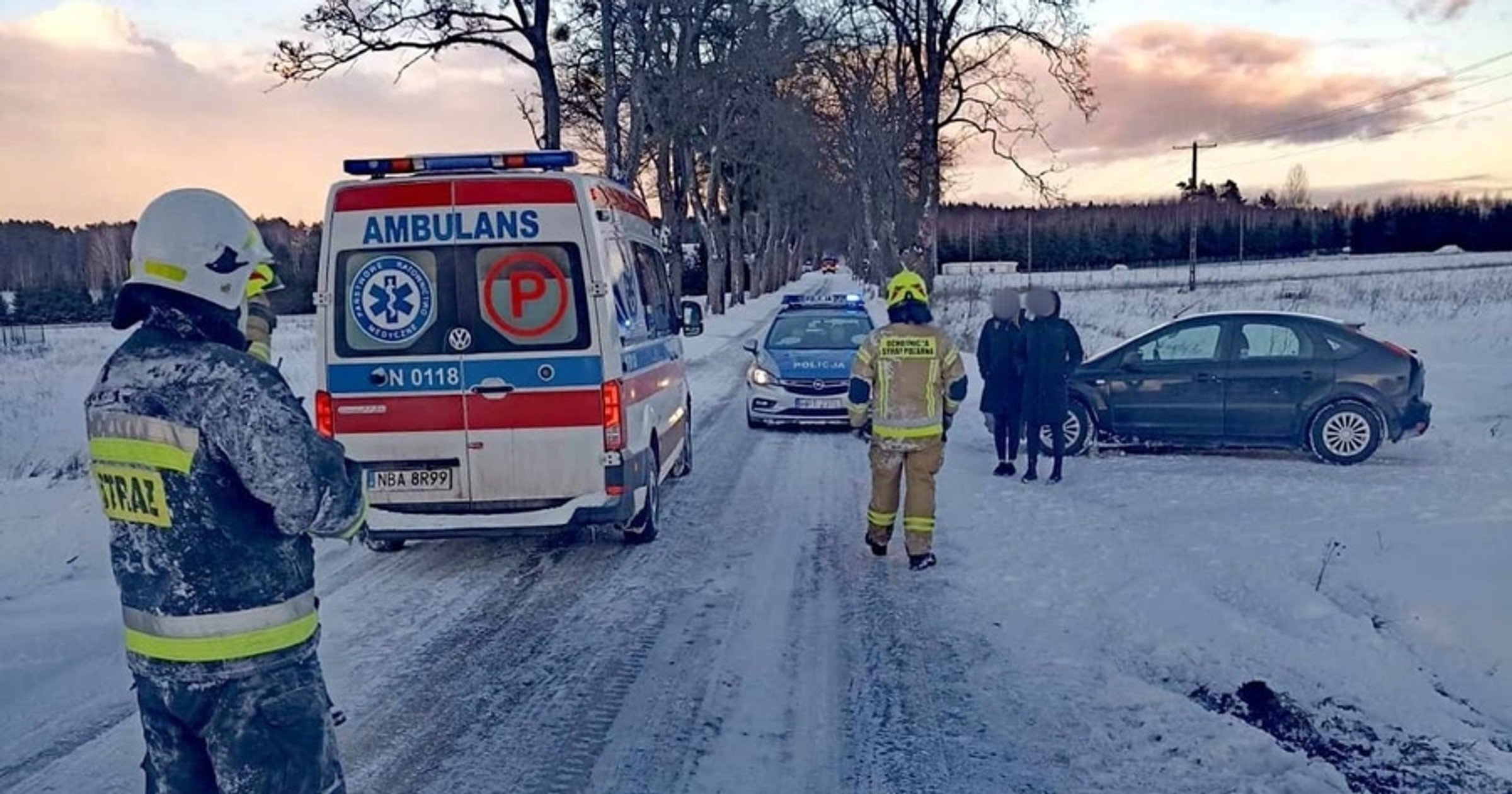 Serie kolizji drogowych w Działdowie i Węgorzewie