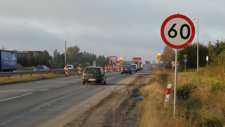 Ograniczenie prędkości 60 km/h