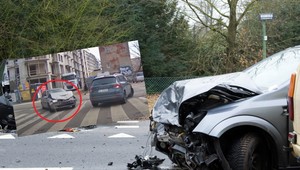 Doprowadził do stłuczki i uciekł z wygiętą maską. Nagranie tej sytuacji jednak nic nie dało