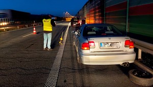 Zmieniał przebite koło na ekspresówce. Do domu już nie wrócił