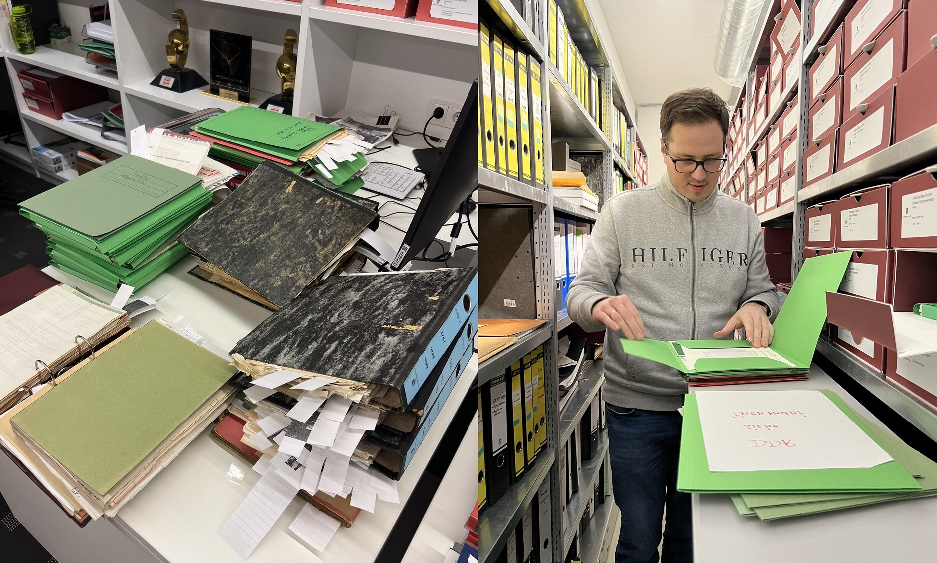 Dokumenty i zdjęcia w archiwum Porsche w Zuffenhausen