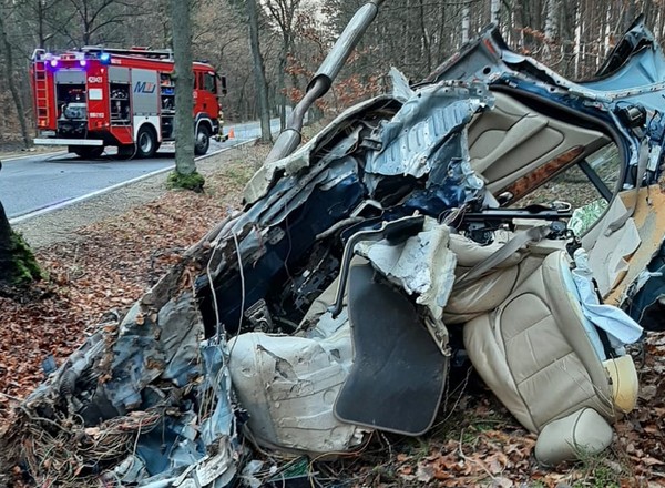 Straszny wypadek. Wskazówka zatrzymała się na 170 km/h