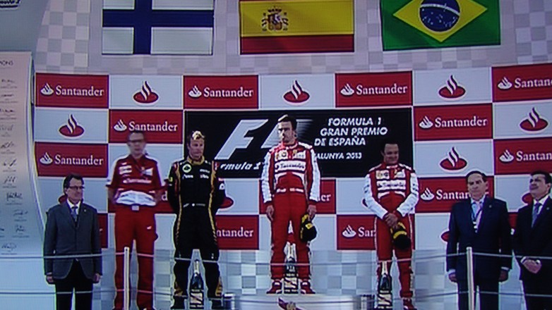 Ferrari i Alonso triumfatorami GP Hiszpanii 2013