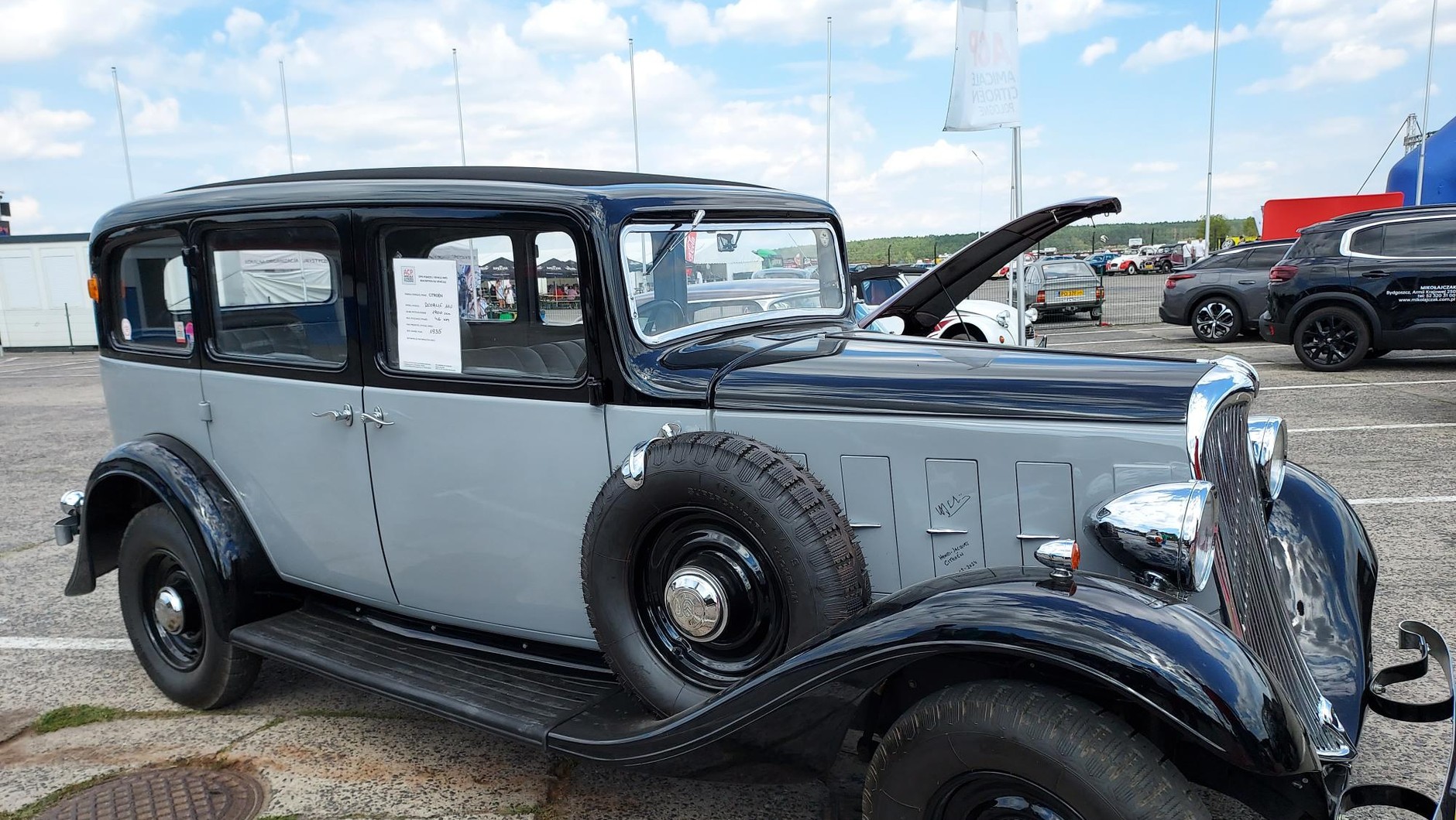 Zlot Citroenów w Toruniu. Model Rosalie