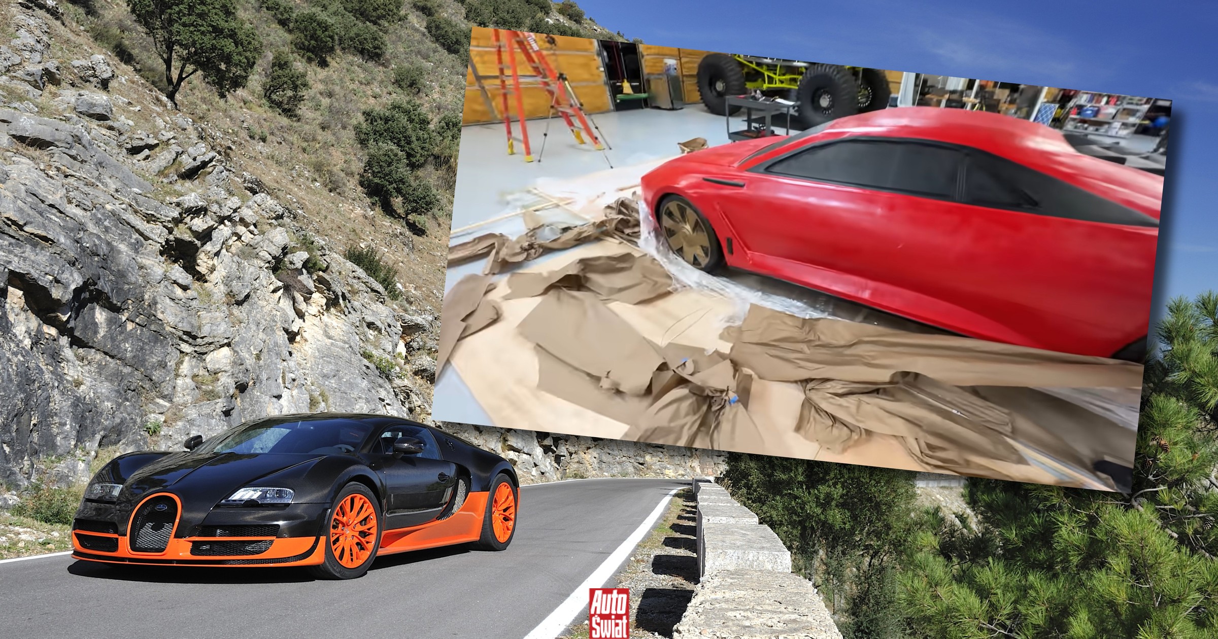 Kupił Bugatti Veyrona z Temu. Do domu przyszedł gigantyczny przycisk do papieru