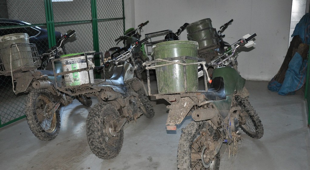 Przemycali papierosy na motocyklach crossowych