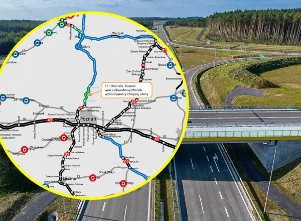 Kolejny odcinek drogi S11 w realizacji. Już jest wykonawca