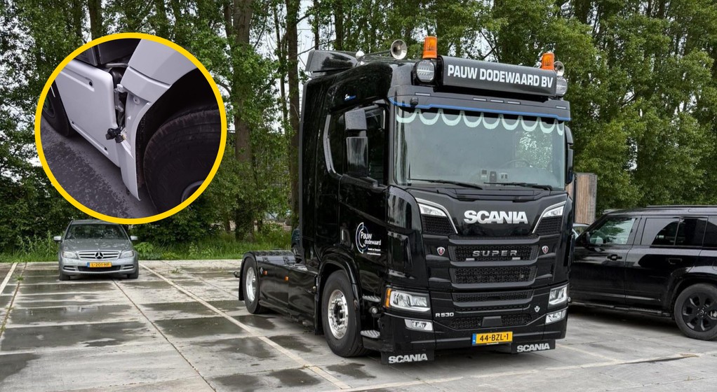 Ukradli radary "martwego pola" z holenderskich ciężarówek. Dostali się przez "fosę"