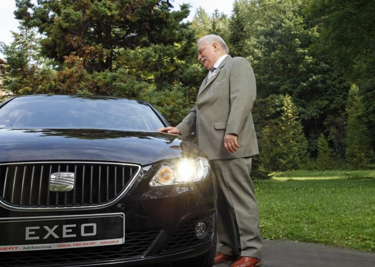 Lech Wałęsa dostał Seata Exeo