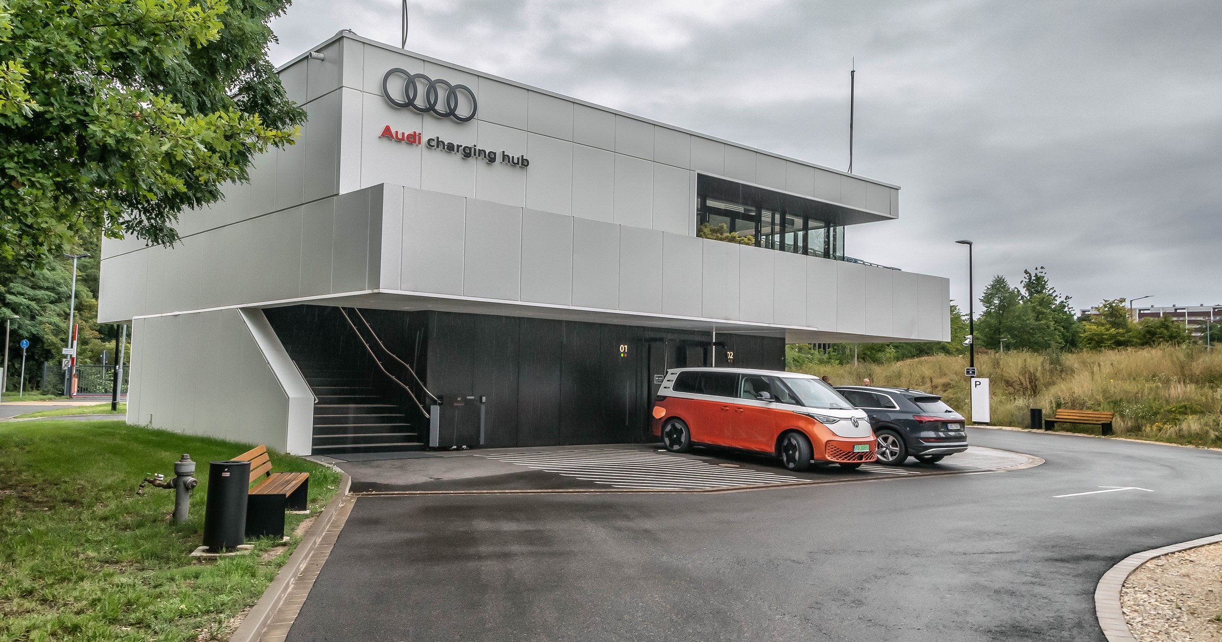 Hub ładowania Audi w Norymberdze w Niemczech