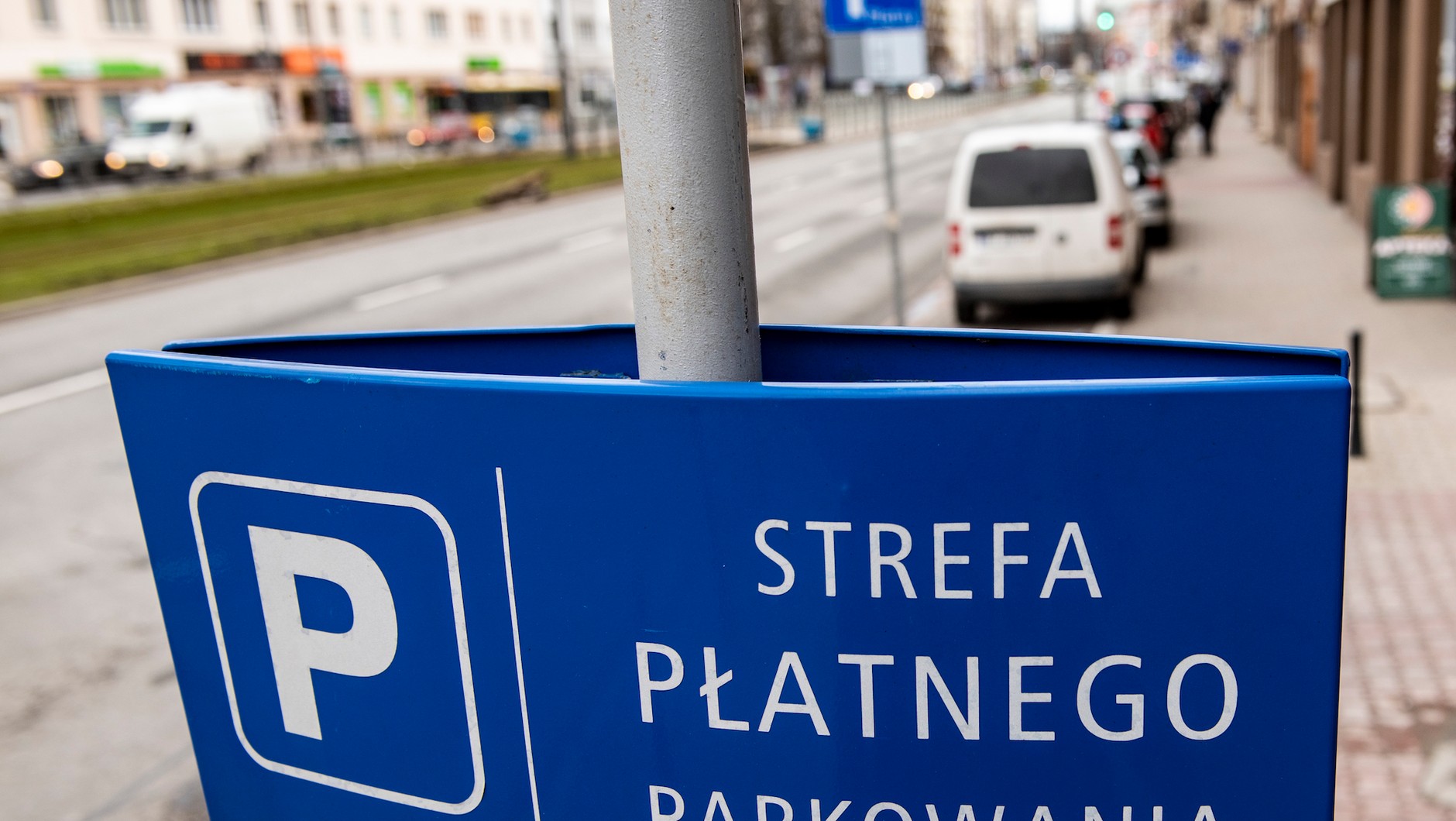 Strefa płatnego parkowania w Warszawie