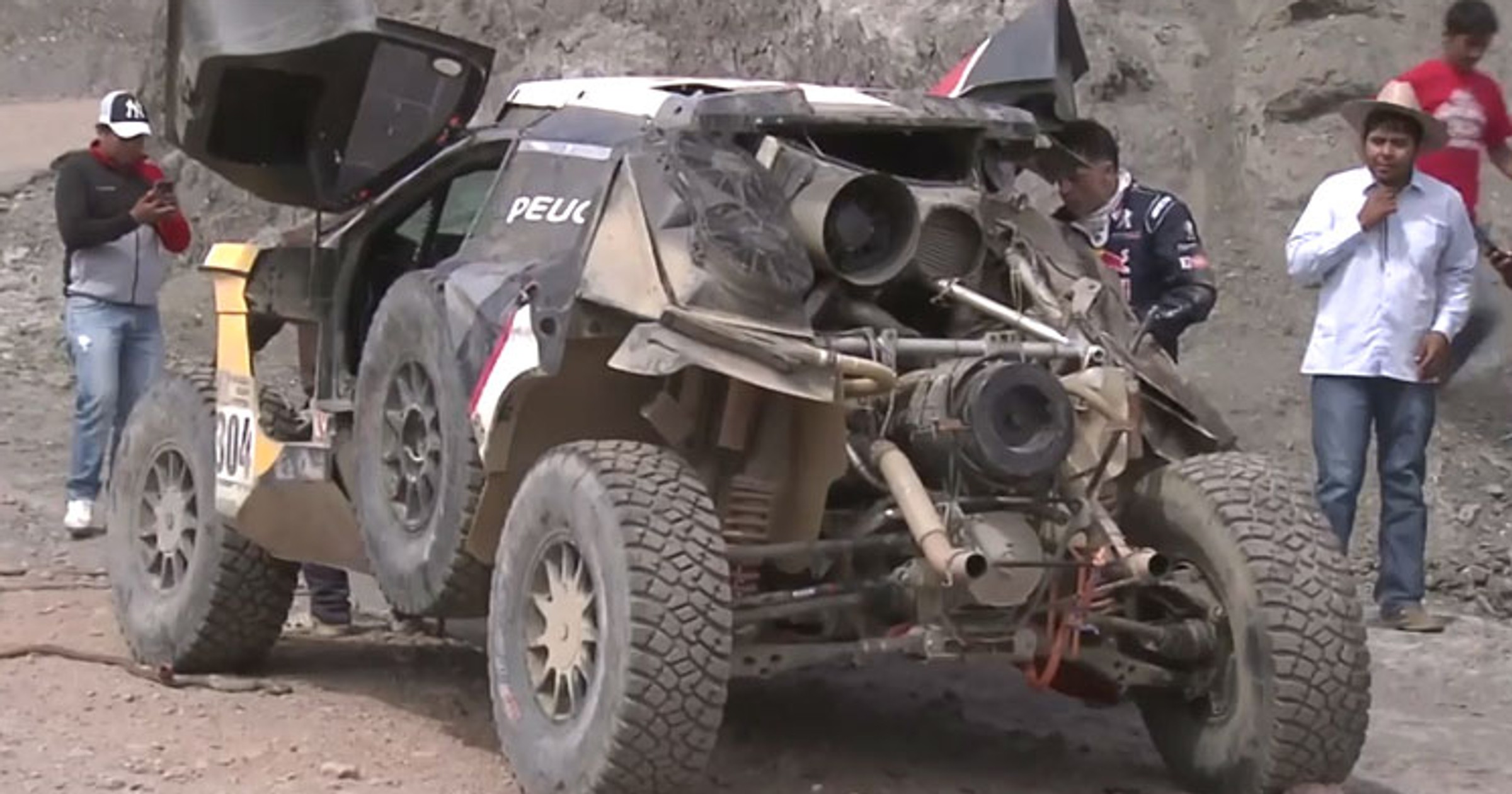 Dakar 2017 - wypadek Carlosa Sainza