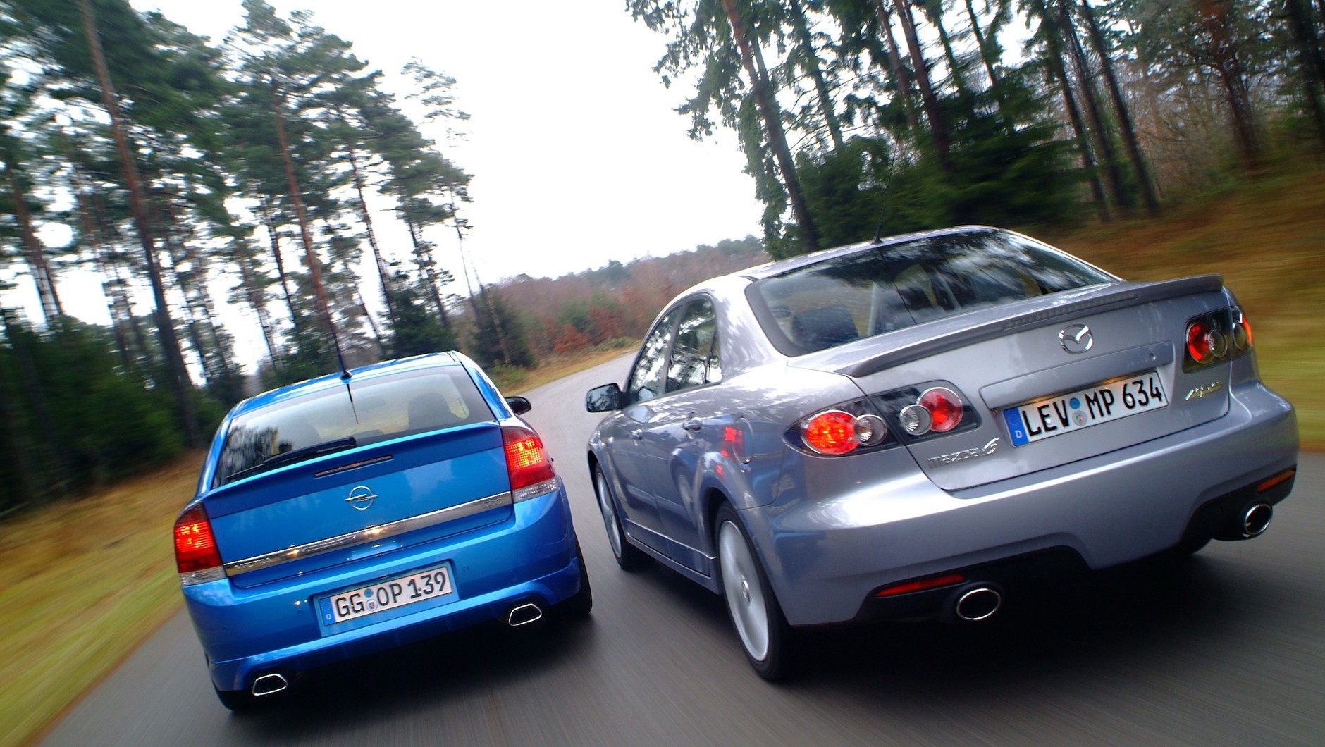 Opel Vectra C OPC kontra Mazda  6 MPS
