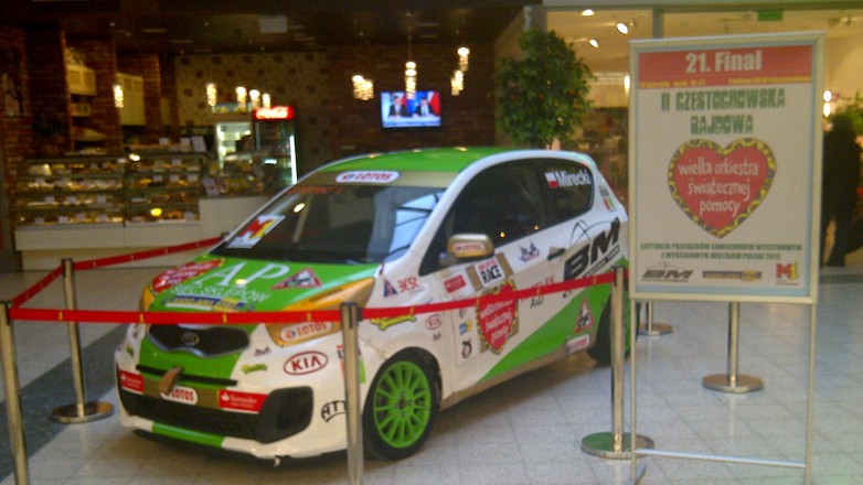 Bartłomiej Mirecki wspiera WOŚP w Częstochowie