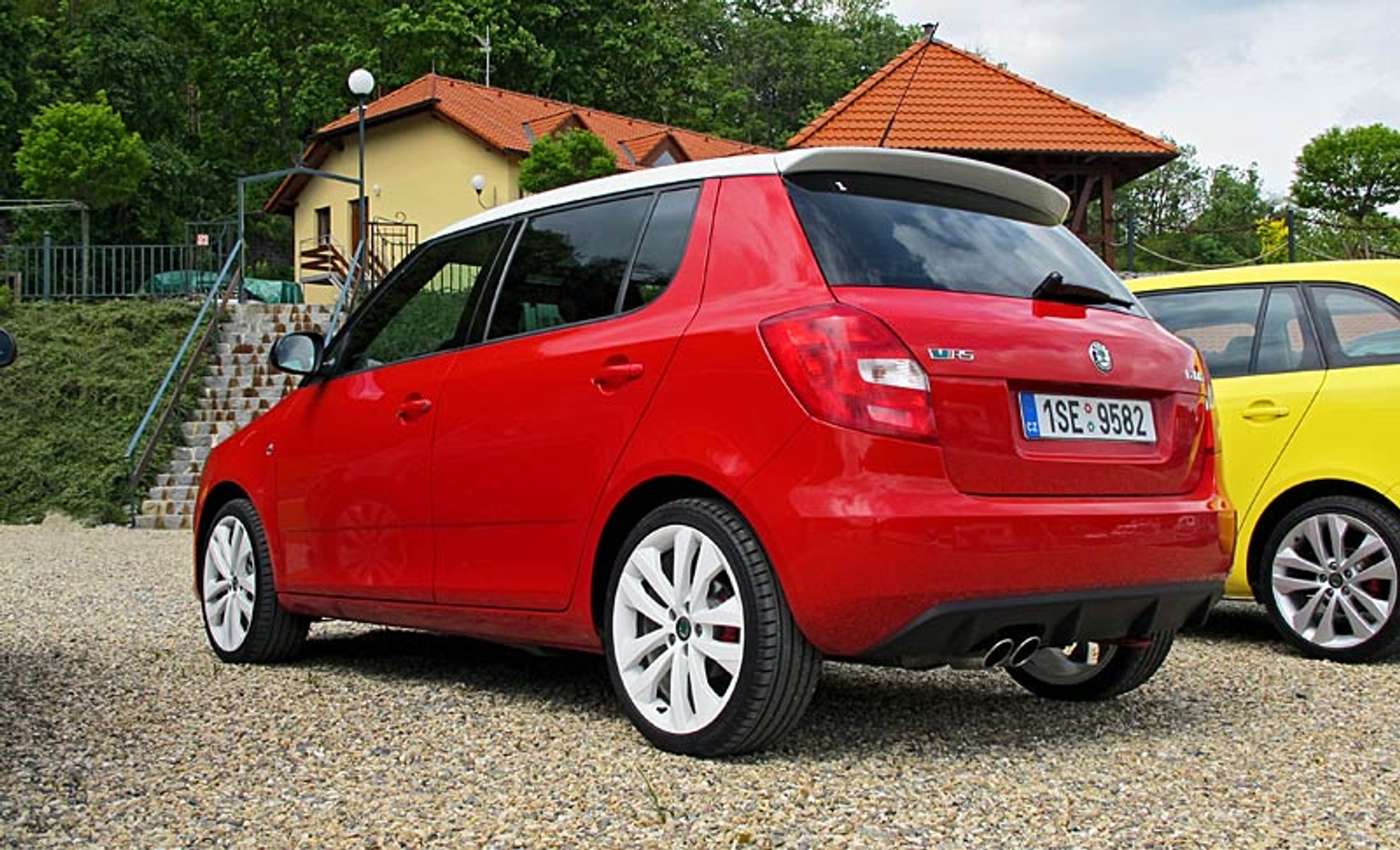 Ostra Fabia RS w akcji