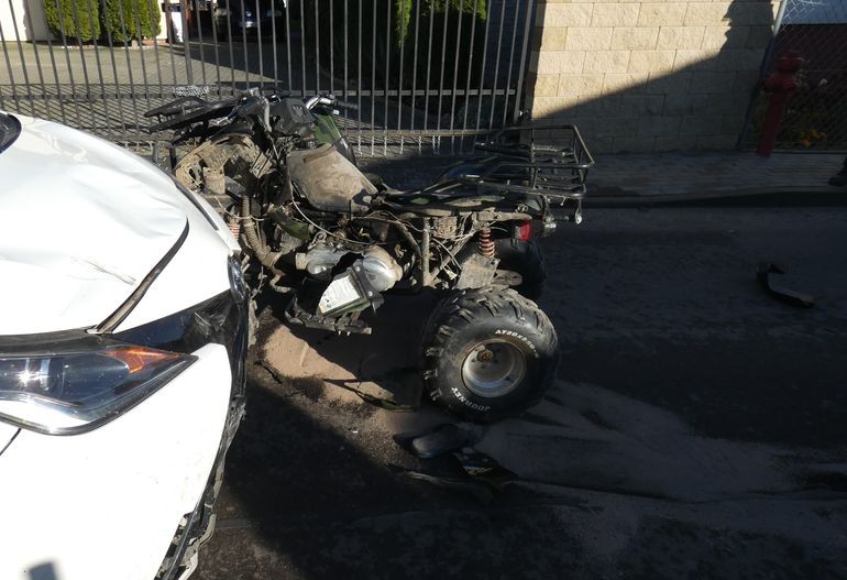 Wypadek nastolatków w Gostomiu