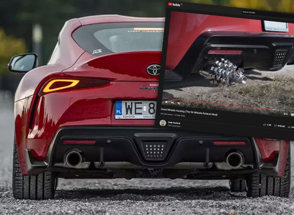 YouTuber włożył 96 gwizdków do wydechu Toyoty Supry. Jak to brzmi? [Wideo]