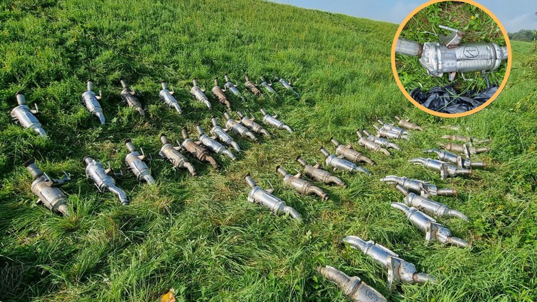 "Uprawiali" na polu katalizatory warte tysiące. Policja szuka "farmerów"