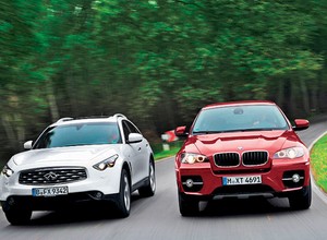BMW X6 kontra Infiniti FX 30d: ślicznotki, czyli luksusowe suv-y
