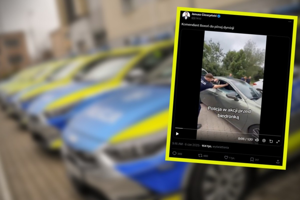 Strzelanina pod Biedronką. Szał kierowcy i ranny policjant. Jest nowy komentarz policji