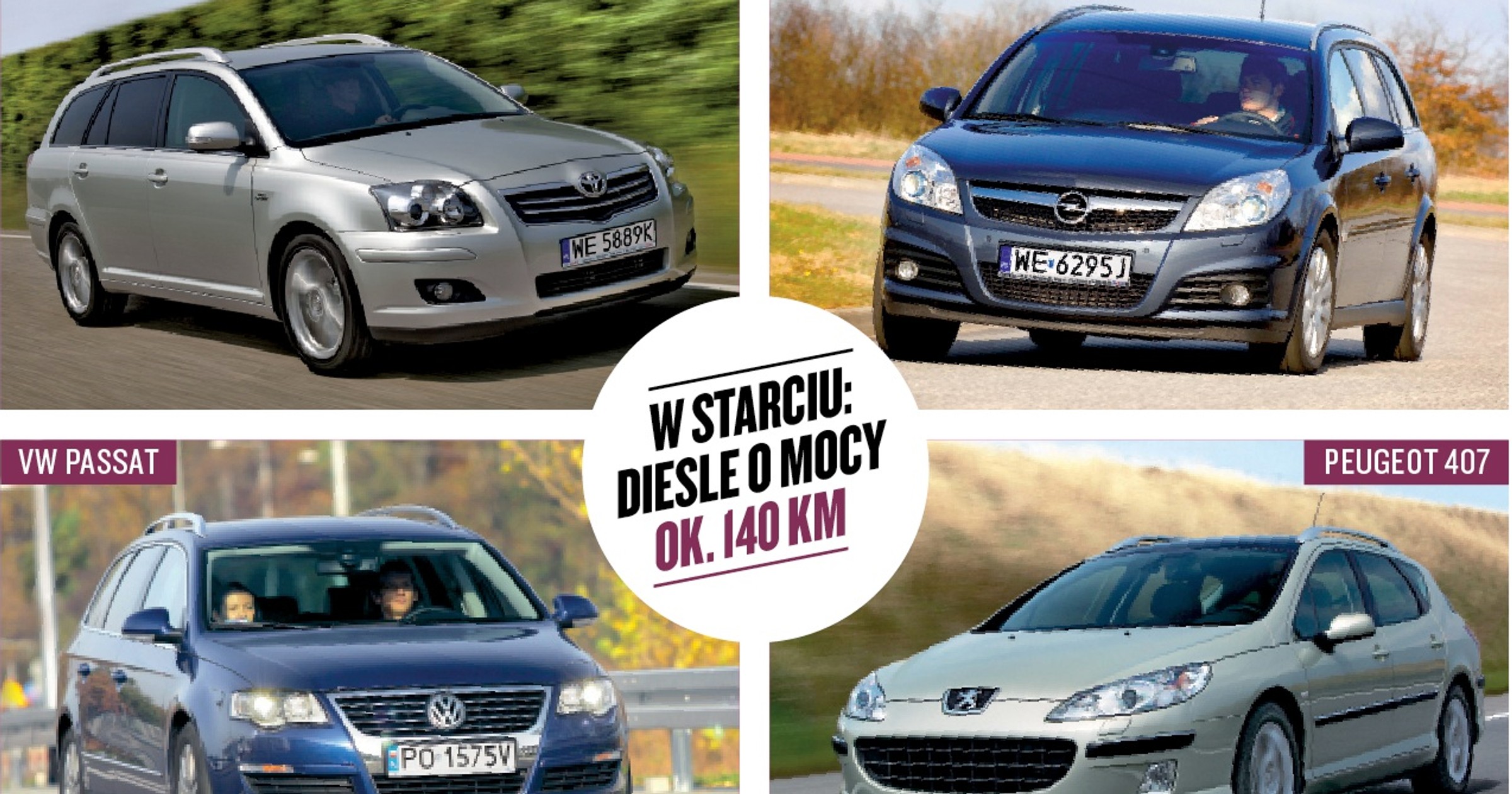 Cztery sposoby na kombi z dieslem