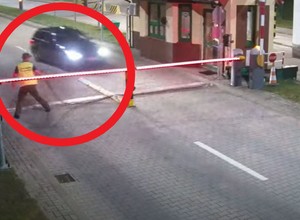 Pod polskie przejście graniczne podjechał samochód z niemiecką rejestracją. W środku był Rosjanin