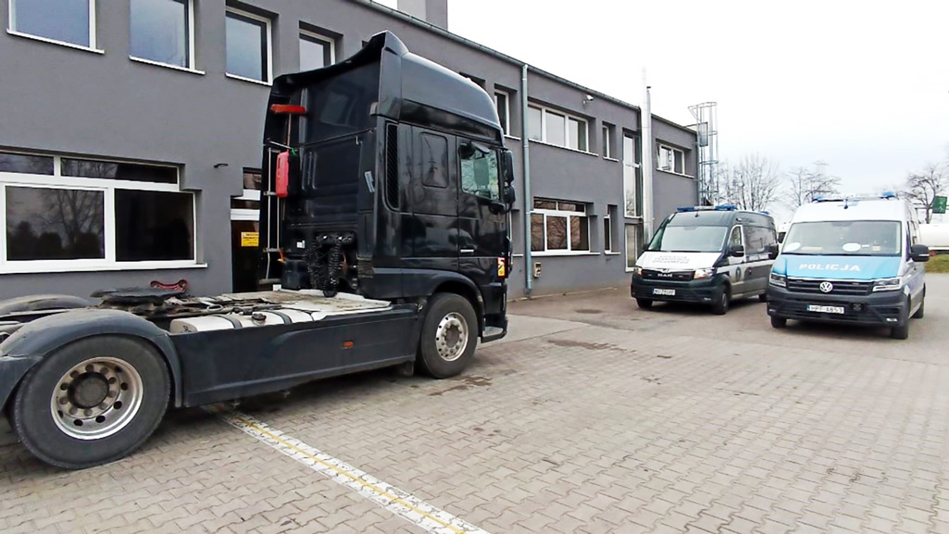 Ciężarówka zatrzymana przez inspektorów lubuskiej Inspekcji Transportu Drogowego