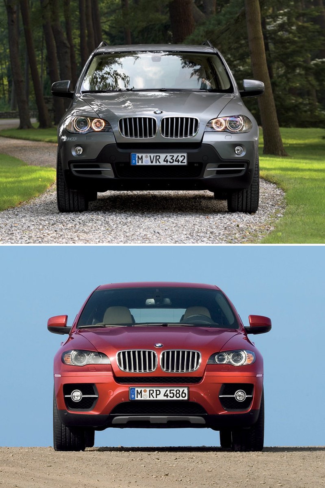 BMW X5 kontra BMW X6: pierwsze statyczne porównanie